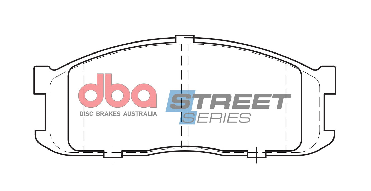 DBA Brake Pads Street Series Ceramic | Front Axle — BP OPREMA I SERVIS d.o.o.