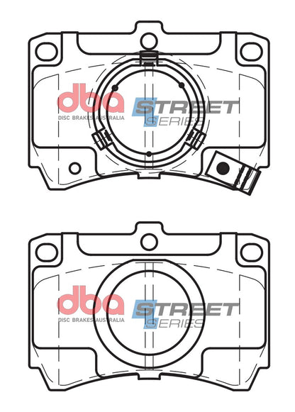 DBA Brake Pads Street Series Ceramic | Front Axle — BP OPREMA I SERVIS d.o.o.