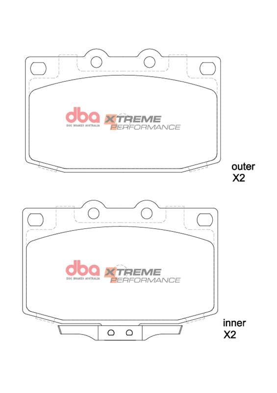 DBA Brake Pads Xtreme Performance | Front Axle — BP OPREMA I SERVIS d.o.o.