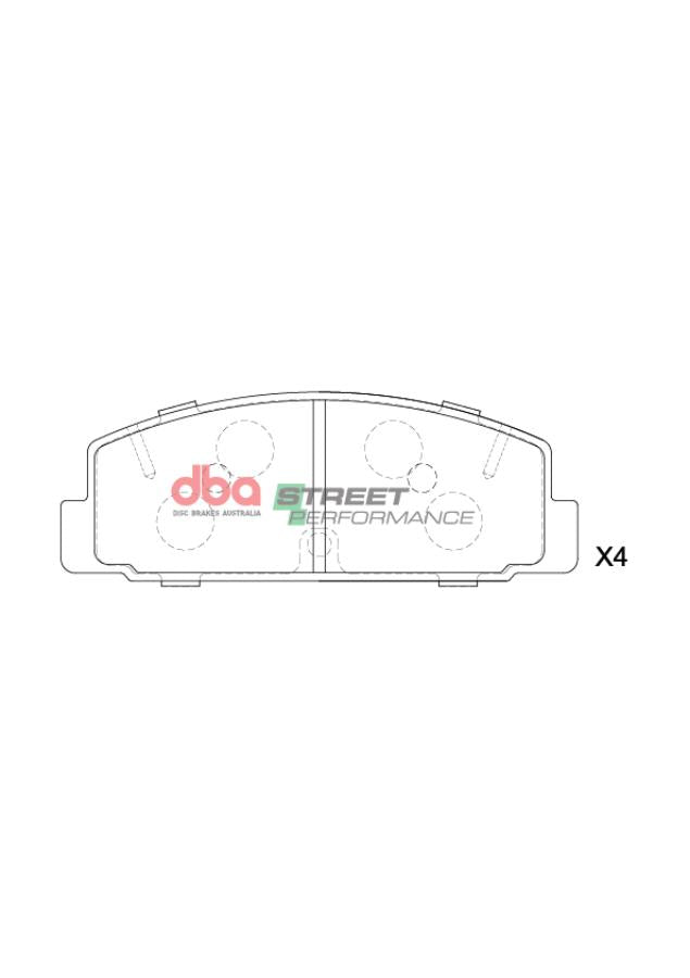 DBA Brake Pads Street Performance | Rear Axle — BP OPREMA I SERVIS d.o.o.