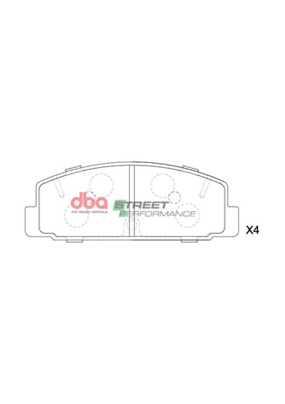 DBA Brake Pads Street Performance | Rear Axle — BP OPREMA I SERVIS d.o.o.