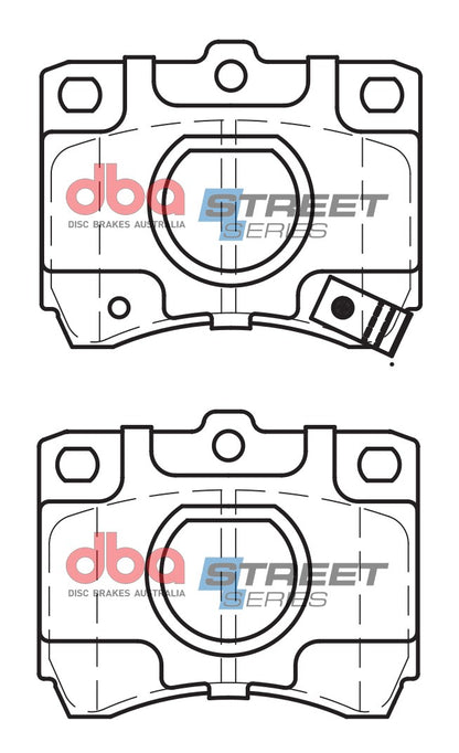 DBA Brake Pads Street Series Ceramic | Front Axle — BP OPREMA I SERVIS d.o.o.