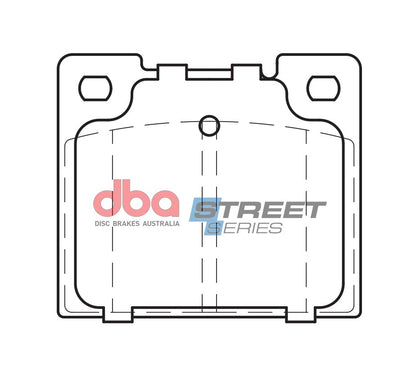 DBA Brake Pads Street Series Ceramic | Front Axle — BP OPREMA I SERVIS d.o.o.