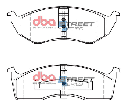 DBA Brake Pads Street Series Semi-metallic | Front Axle — BP OPREMA I SERVIS d.o.o.