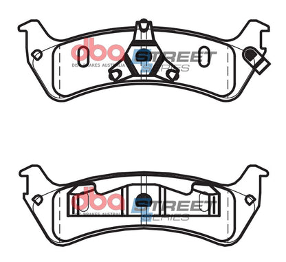 DBA Brake Pads Street Series Semi-metallic | Rear Axle — BP OPREMA I SERVIS d.o.o.