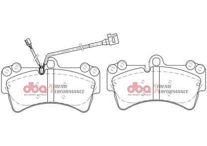 DBA Brake Kit - 4000 Series T3 Slotted & Xtreme Performance Brake Pads (2x DBA42246S + DB7878XP) — BP OPREMA I SERVIS d.o.o.