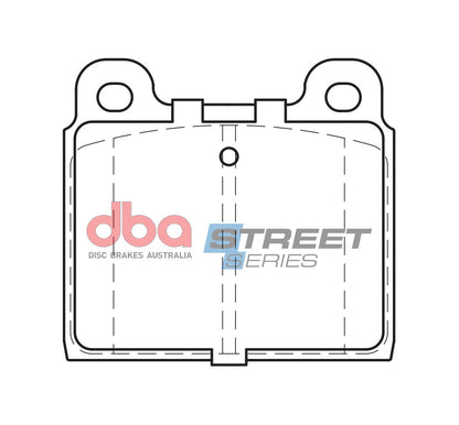 DBA Brake Pads Street Series Semi-metallic | Front Axle — BP OPREMA I SERVIS d.o.o.