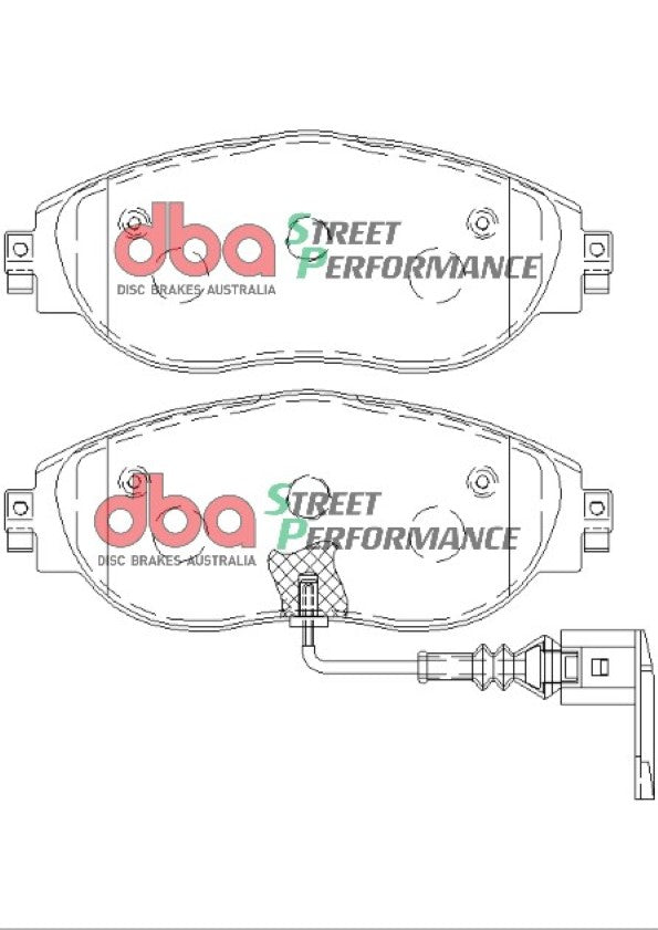 DBA Brake Kit - Street Series En-Shield Plain & Street Performance Brake Pads  (2x DBA2830E + DB8849SP) — BP OPREMA I SERVIS d.o.o.