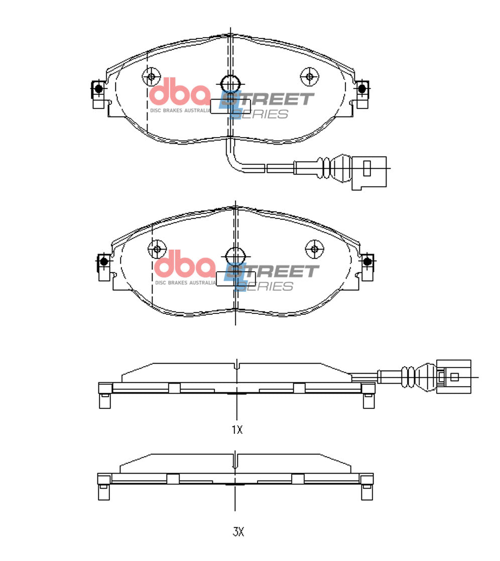 DBA Brake Pads Street Series | Front Axle — BP OPREMA I SERVIS d.o.o.