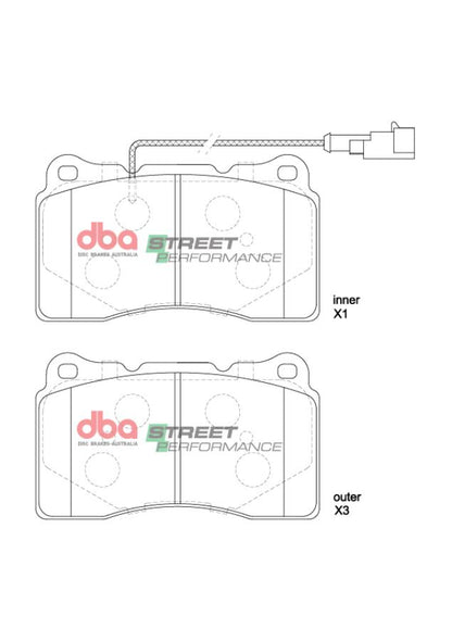 DBA Brake Pads Street Performance | Front Axle — BP OPREMA I SERVIS d.o.o.