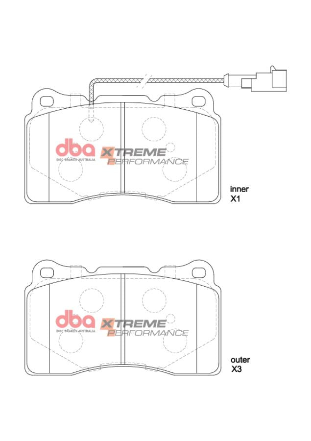 DBA Brake Pads Xtreme Performance | Front Axle — BP OPREMA I SERVIS d.o.o.