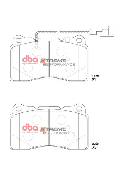 DBA Brake Pads Xtreme Performance | Front Axle — BP OPREMA I SERVIS d.o.o.