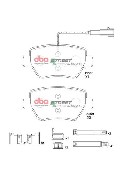 DBA Brake Pads Street Performance | Rear Axle — BP OPREMA I SERVIS d.o.o.