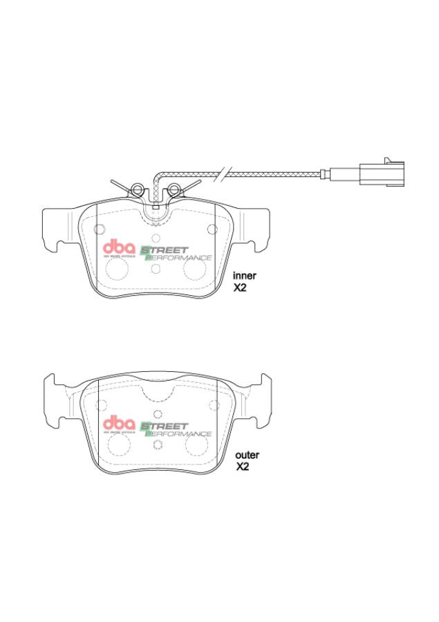 DBA Brake Pads Street Performance | Rear Axle — BP OPREMA I SERVIS d.o.o.