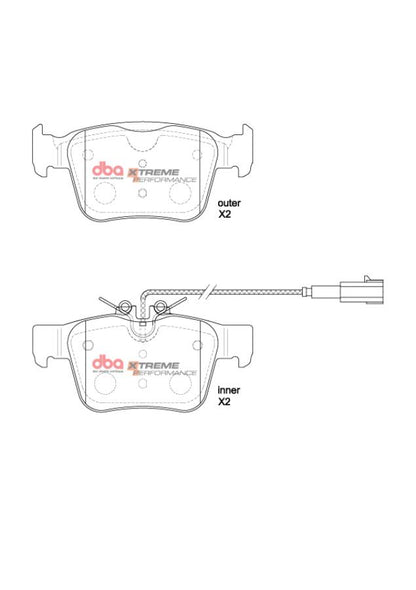 DBA Brake Pads Xtreme Performance | Rear Axle — BP OPREMA I SERVIS d.o.o.