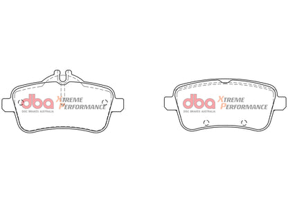 DBA Brake Kit - 4000 Series T3 Slotted & Xtreme Performance Brake Pads (2x DBA42699S + DB8880XP) — BP OPREMA I SERVIS d.o.o.