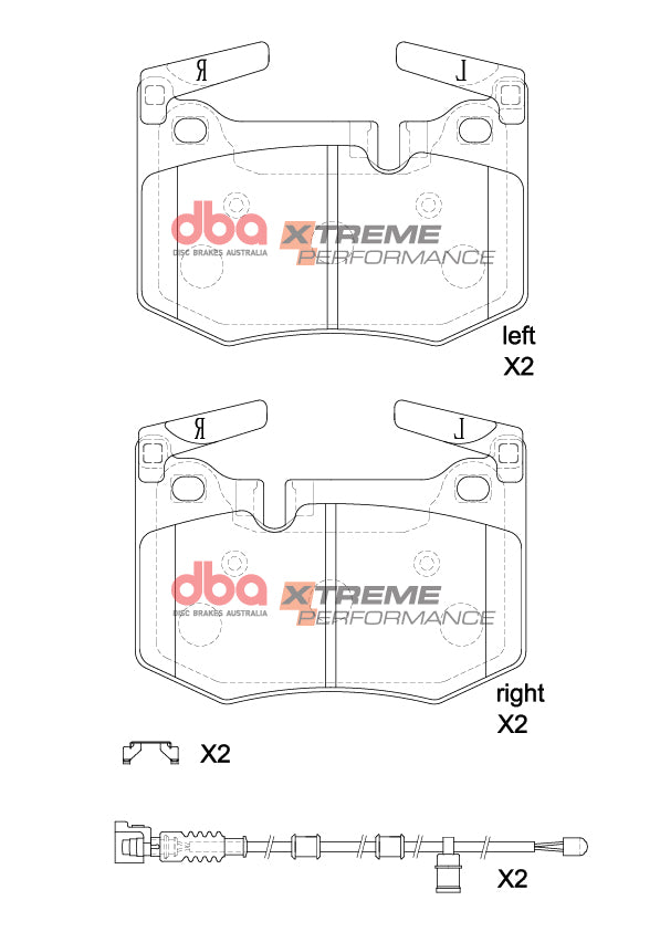 DBA Brake Pads Xtreme Performance | Rear Axle — BP OPREMA I SERVIS d.o.o.