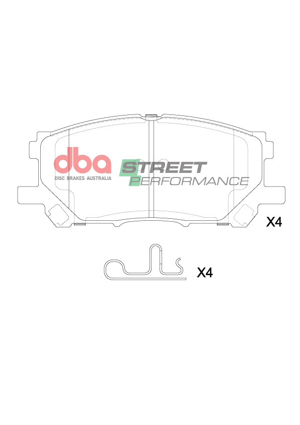 DBA Brake Pads Street Performance | Rear Axle — BP OPREMA I SERVIS d.o.o.