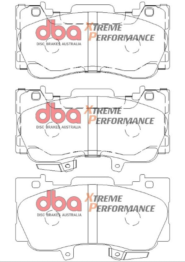DBA Brake Kit - 4000 Series T3 Slotted & Xtreme Performance Brake Pads (2x DBA42164S + DB9011XP) — BP OPREMA I SERVIS d.o.o.