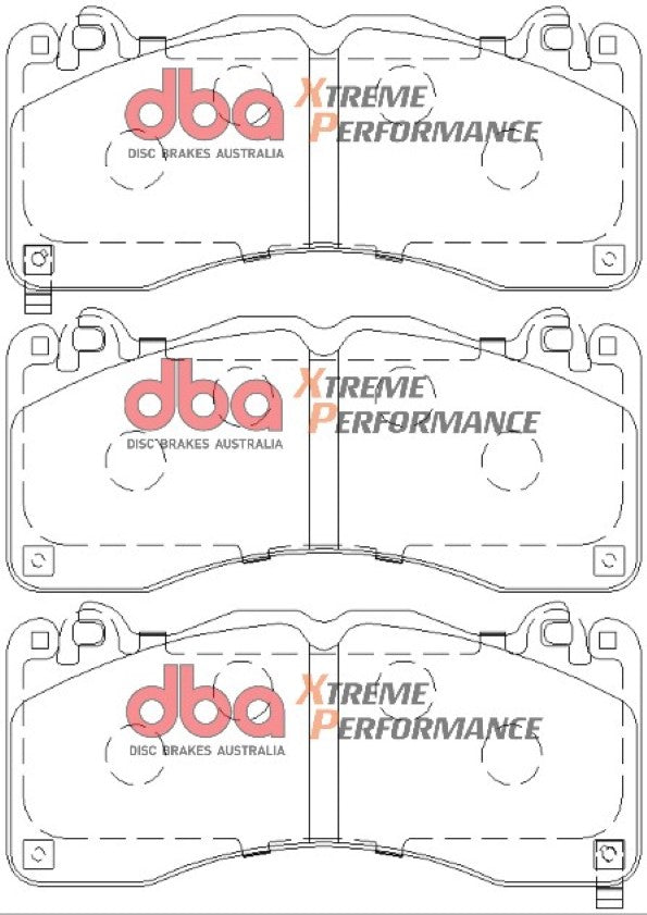DBA Brake Kit - 4000 Series T3 Slotted & Xtreme Performance Brake Pads (2x DBA42166S + DB9021XP) — BP OPREMA I SERVIS d.o.o.