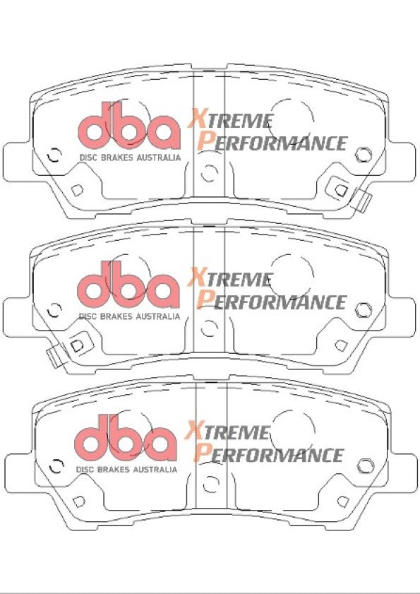 DBA Brake Kit - 5000 T3 Slotted & Xtreme Performance Brake Pads (2x DBA52165BLKS + DB9022XP) — BP OPREMA I SERVIS d.o.o.