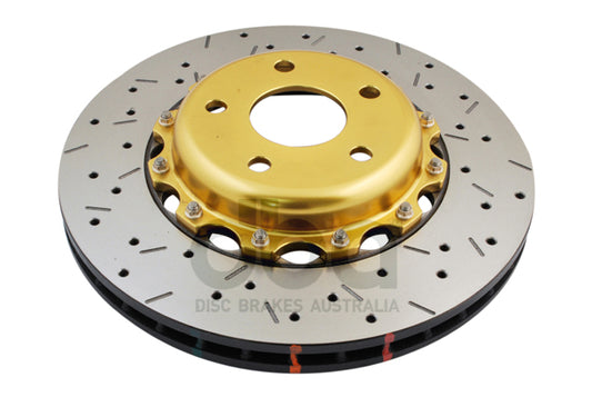 DBA 5000 series - Crossed Drilled & Slotted 2-Piece Gold Hat — BP OPREMA I SERVIS d.o.o.