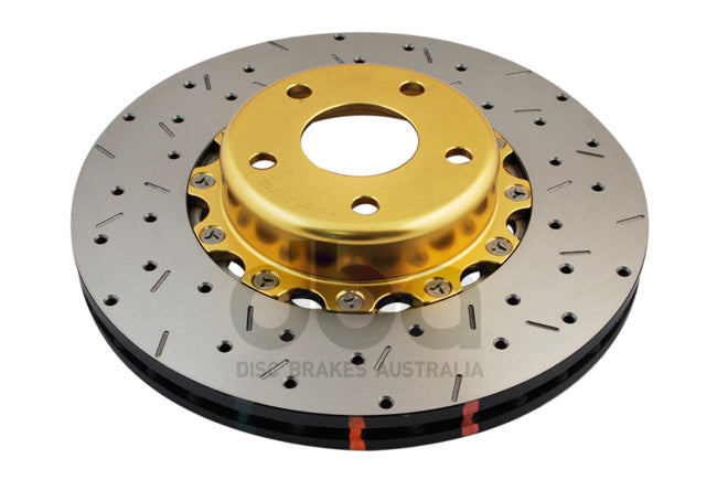 DBA 5000 series - Crossed Drilled & Slotted 2-Piece Gold Hat — BP OPREMA I SERVIS d.o.o.