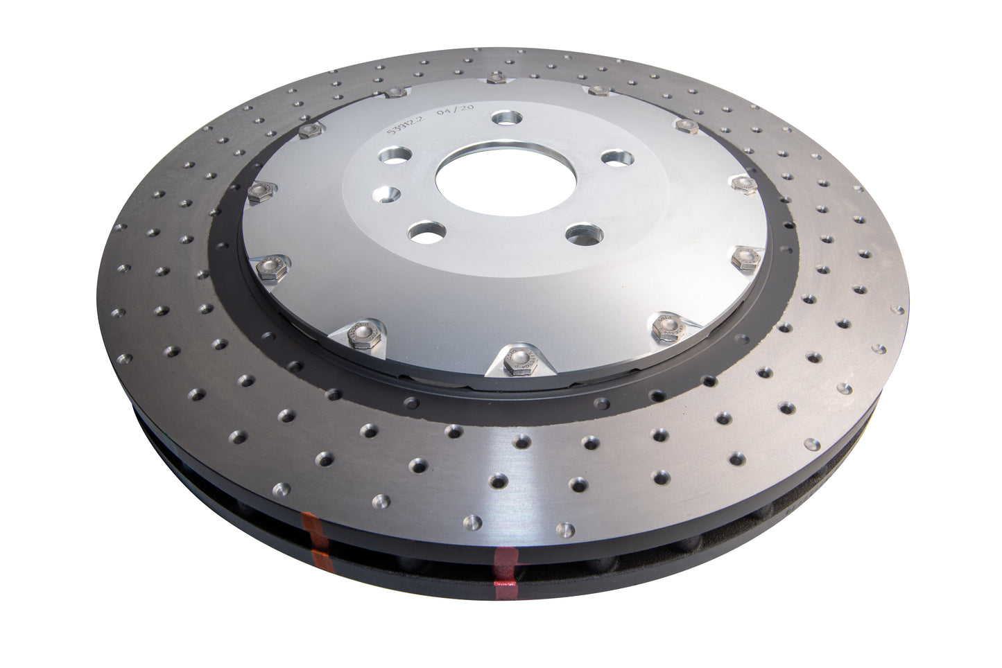 DBA 5000 series - Crossed Drilled & Dimpled Silver Hat