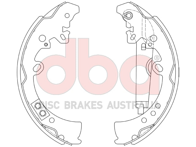 DBA Street Series Brake Shoes — BP OPREMA I SERVIS d.o.o.