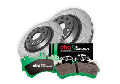 DBA Brake Kit - 4000 Series T3 Slotted & Street Performance Brake Pads (2x DBA42809S + DB2384SP) — BP OPREMA I SERVIS d.o.o.