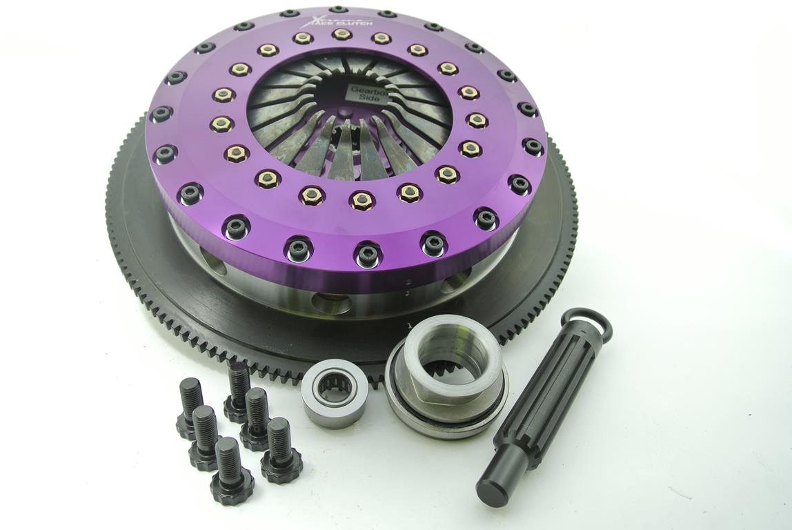 Xtreme Performance - 230mm Rigid Ceramic Twin Plate Clutch Kit Incl Flywheel 1800Nm - RACE