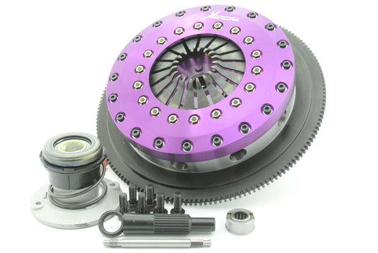 Xtreme Performance - 230mm Rigid Ceramic Twin Plate Clutch Kit Incl Flywheel & CSC 1800Nm - RACE