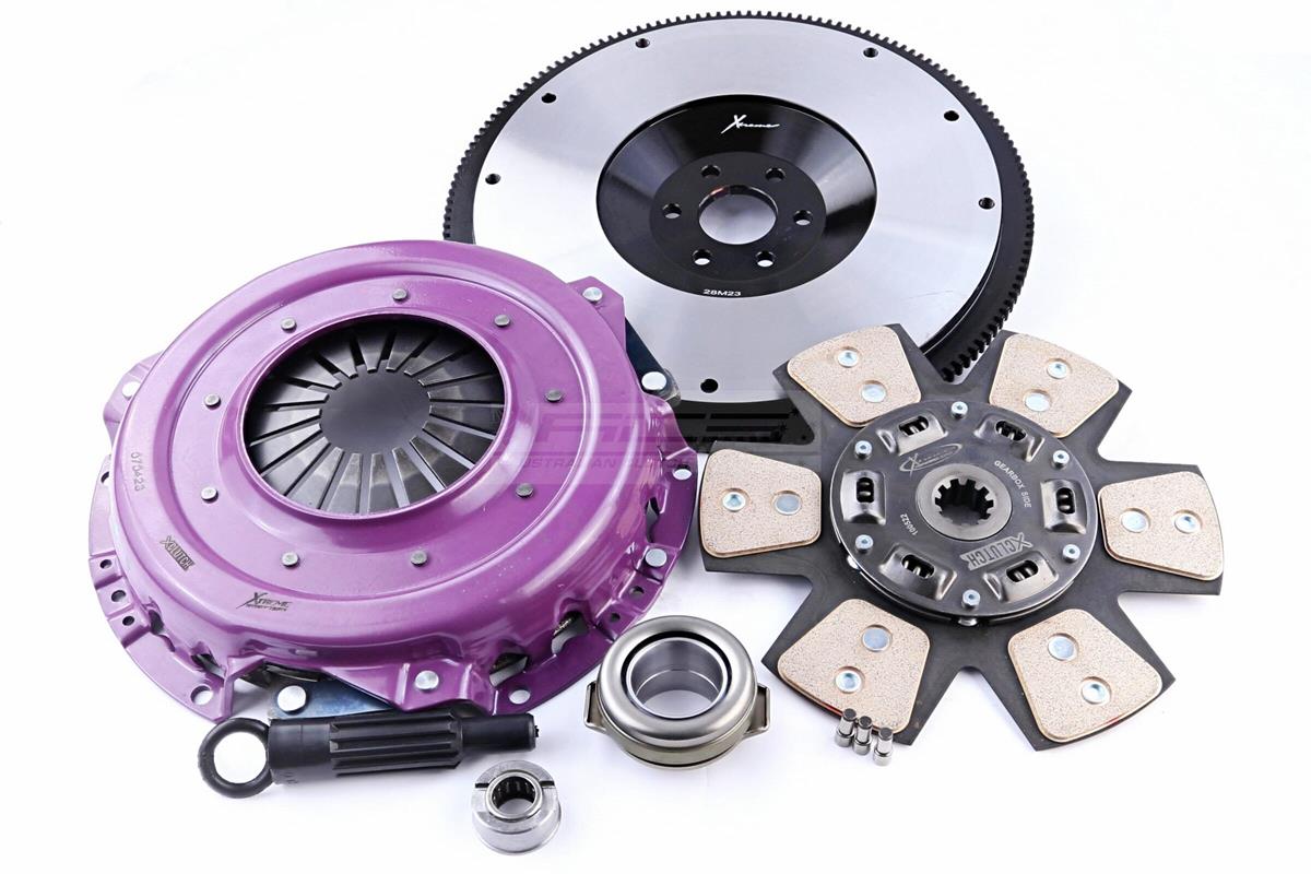 Clutch Kit - Xtreme Performance Heavy Duty Sprung Ceramic Incl Flywheel - RACE
