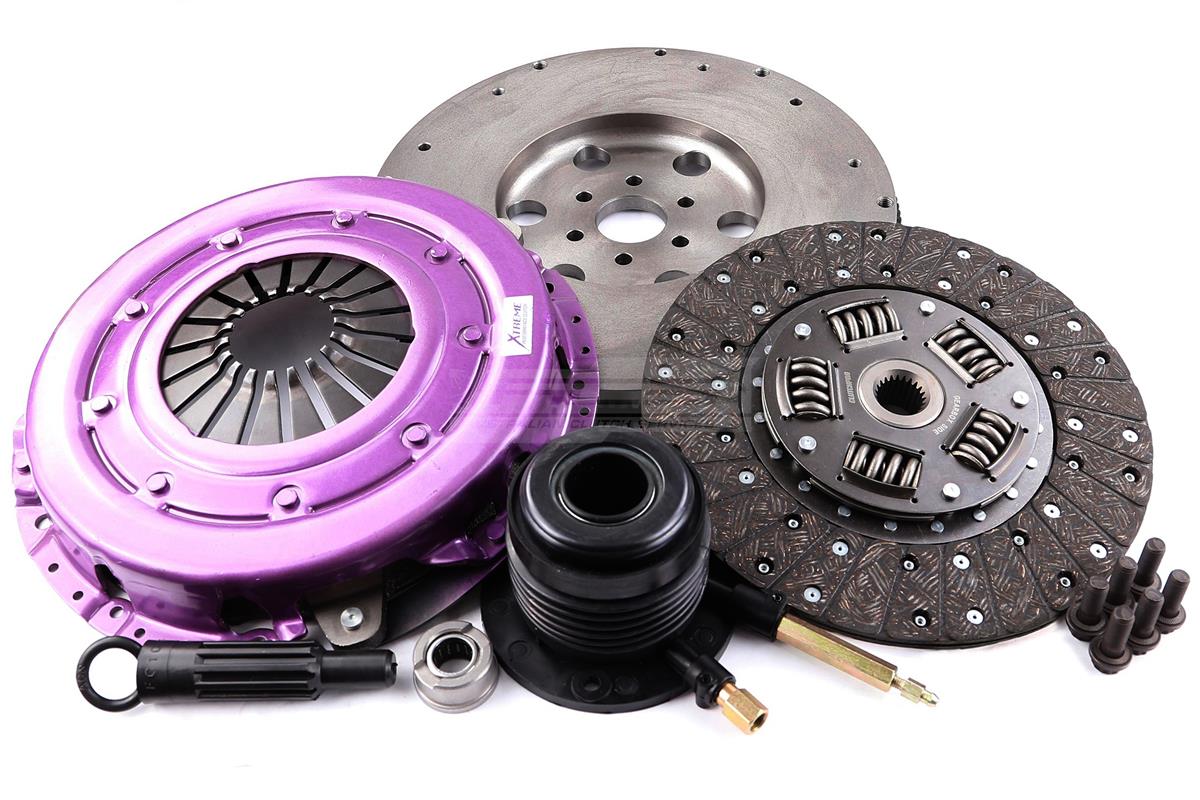 Clutch Kit - Xtreme Performance Heavy Duty Organic Incl Flywheel & CSC 630Nm 1250kg - STREET