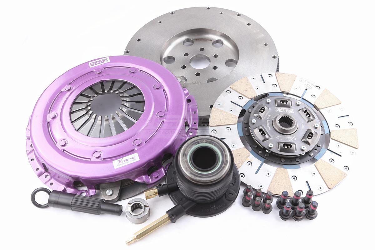 Clutch Kit - Xtreme Performance Heavy Duty Cushioned Ceramic Incl Flywheel & CSC 1250Kg (55% inc.) 960Nm - RACE