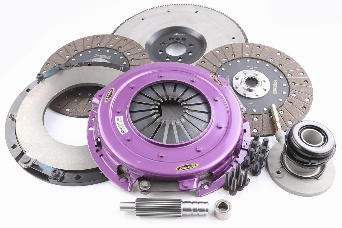Xtreme Performance - 270mm Organic Twin Plate Clutch Kit Incl Flywheel & CSC 1300Nm - RACE