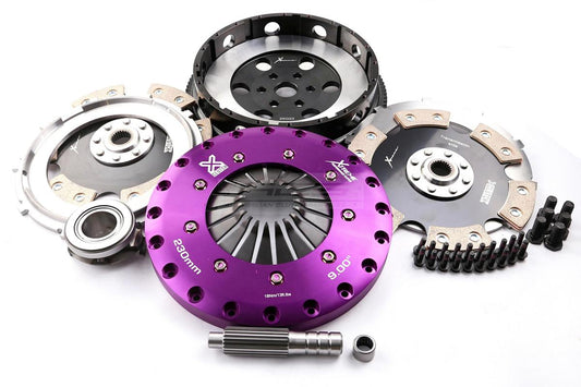Xtreme Performance - 230mm Rigid Ceramic Twin Plate Clutch Kit Incl Flywheel 1800Nm - RACE