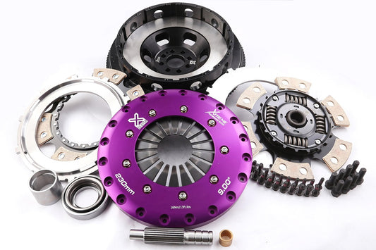 Xtreme Performance - 230mm Sprung Ceramic Twin Plate Clutch Kit Incl Flywheel 1000Nm - RACE