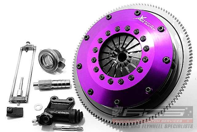 Xtreme Performance - 200mm Rigid Ceramic Twin Plate Clutch Kit Incl Flywheel 1200Nm - RACE