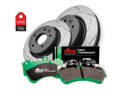 DBA Brake Kit - Street Series T2 Slotted & Street Performance Brake Pads (2x DBA2830S + DB8849SP) — BP OPREMA I SERVIS d.o.o.
