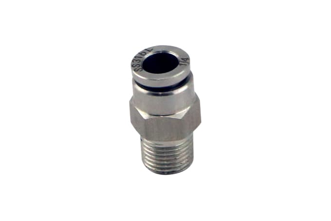 Turbosmart 1/8" NPT Str Pushloc Fitting - SS - 1/4" — BP OPREMA I SERVIS d.o.o.