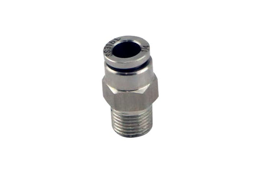 Turbosmart 1/8" NPT Str Pushloc Fitting - SS - 1/4" — BP OPREMA I SERVIS d.o.o.