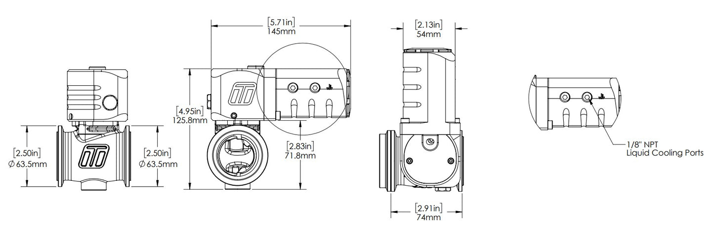 Turbosmart eSG40 Electronic StraightGate Black — BP OPREMA I SERVIS d.o.o.