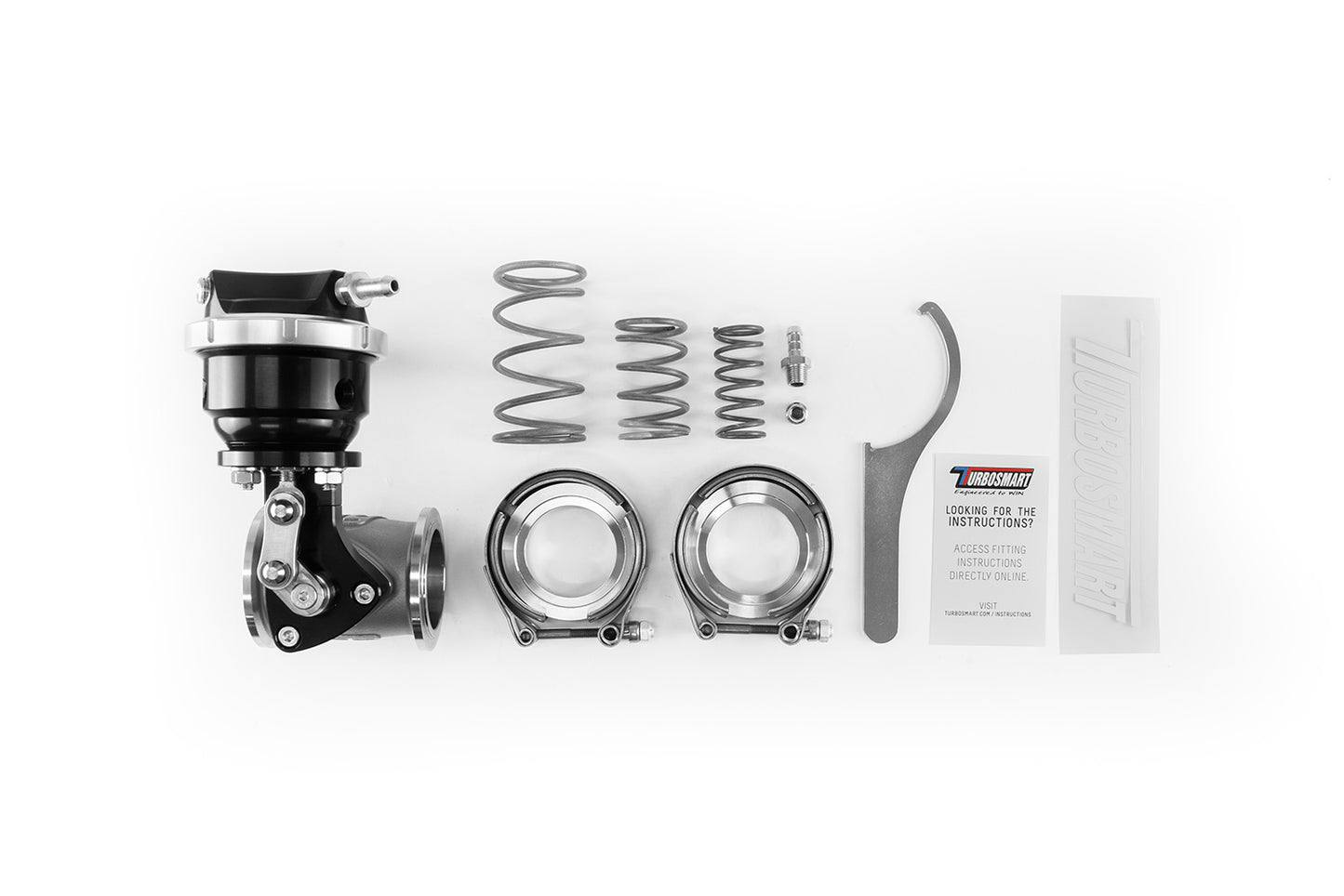 Turbosmart PSG40 Pneumatic Straight Gate 6psi Black — BP OPREMA I SERVIS d.o.o.