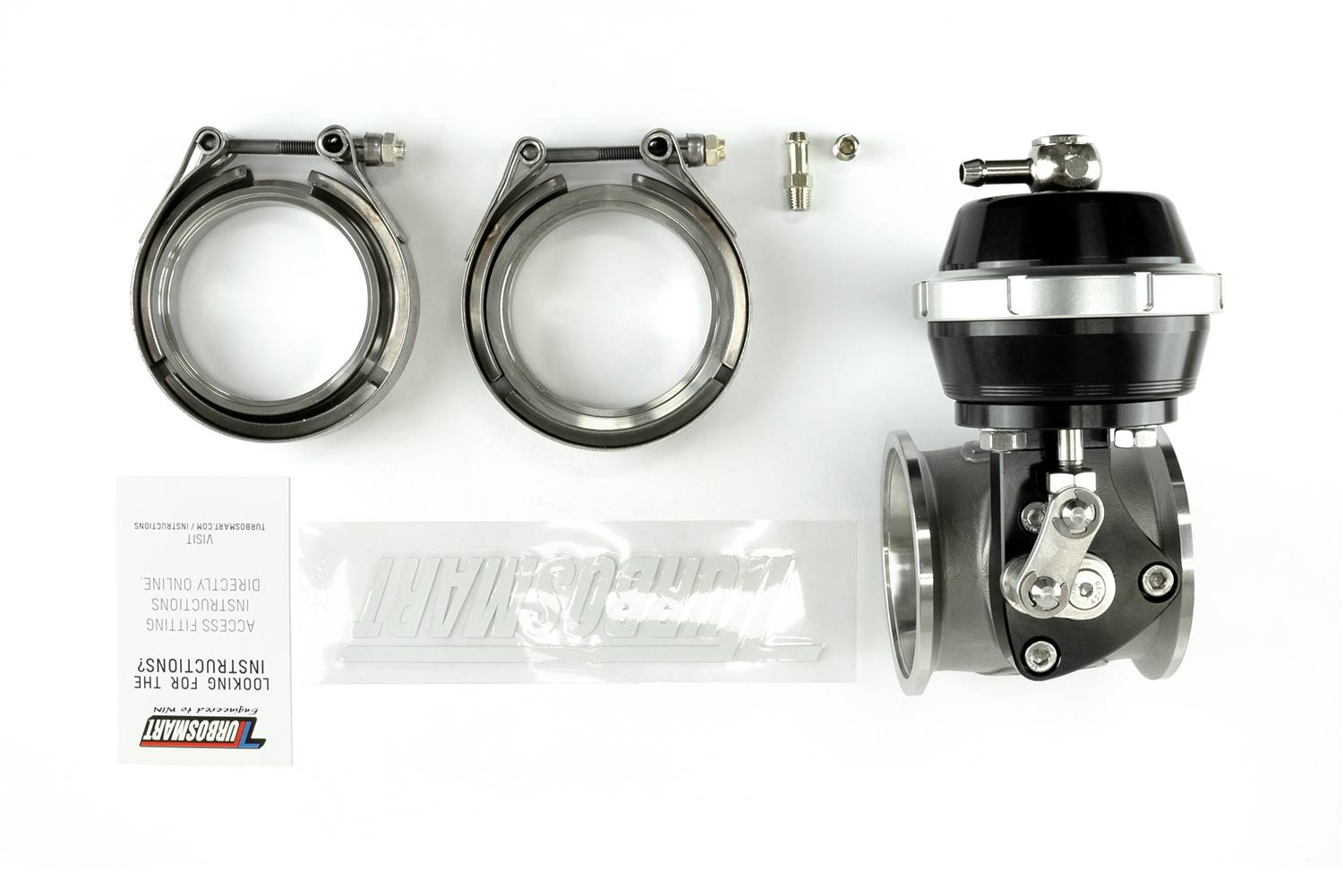 Turbosmart Pneumatic StraightGate50 (Vacuum-Based) 6 InHg External Wastegate (Black) — BP OPREMA I SERVIS d.o.o.