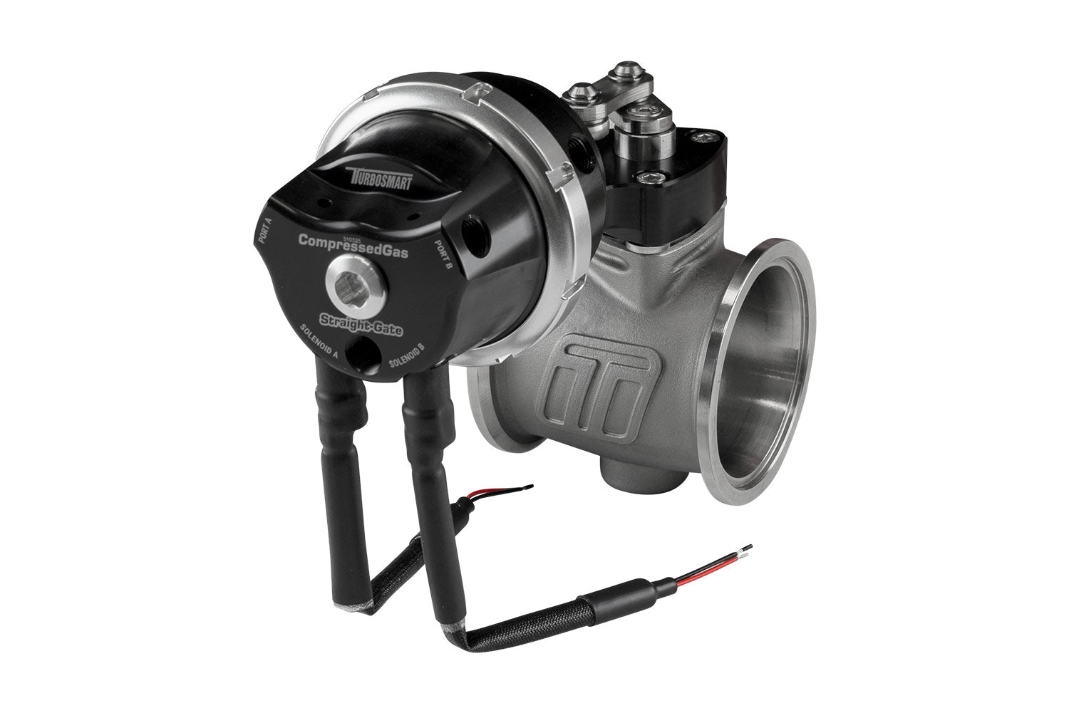 Turbosmart PSG50CG Pneumatic StraightGate50 Compressed Gas (Solenoid) 7psi Black — BP OPREMA I SERVIS d.o.o.