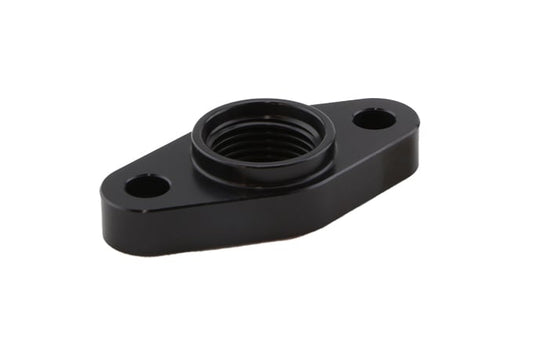 Billet Turbo Drain adapter with Silicon O-ring. 52mm Mounting Holes - T3/T4 style fit.