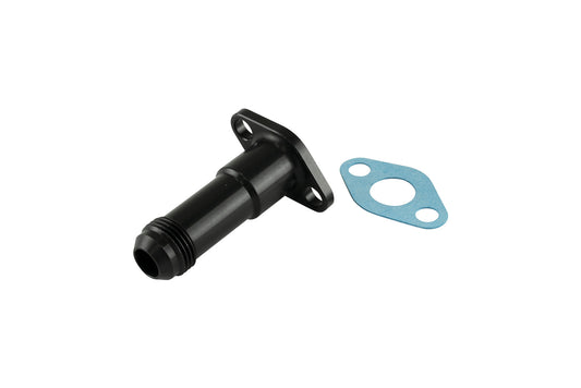 38.1mm 10AN 75mm Extended Oil Drain Black