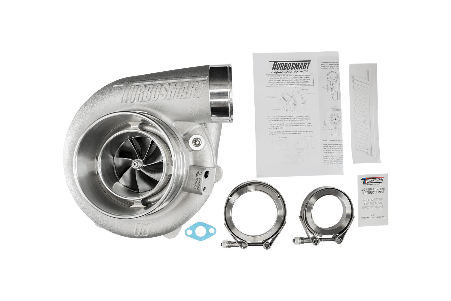Turbosmart TS-2 Turbocharger (Water Cooled) 6262 V-Band 0.82AR Externally Wastegated — BP OPREMA I SERVIS d.o.o.