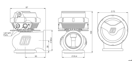 Turbosmart Gen-V WG40 Comp-Gate40 14psi Sleeper — BP OPREMA I SERVIS d.o.o.